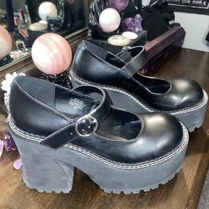 Dolls Kill | Shoes | Dolls Kill X Delias Dark Animal Behavior Platform Mary Janes Size 8 | Poshmark